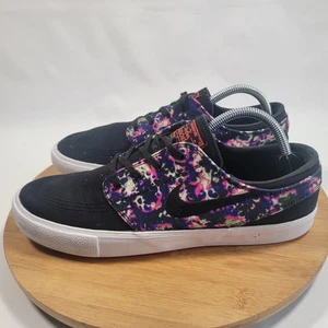 Nike SB Zoom Stefan Janoski Skateboarding Sneakers Shoes Men 10 Black Black - Picture 1 of 14