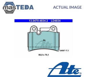 130470-48342 SET PASTIGLIE FRENO PASTIGLIE FRENO POSTERIORI ATE NUOVE RICAMBIO OE - Foto 1 di 5