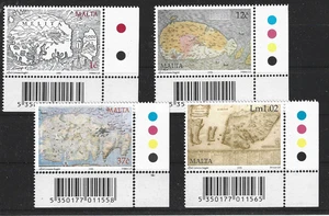 Malta 1371 - 74 Historical Maps (MNH) - Picture 1 of 1