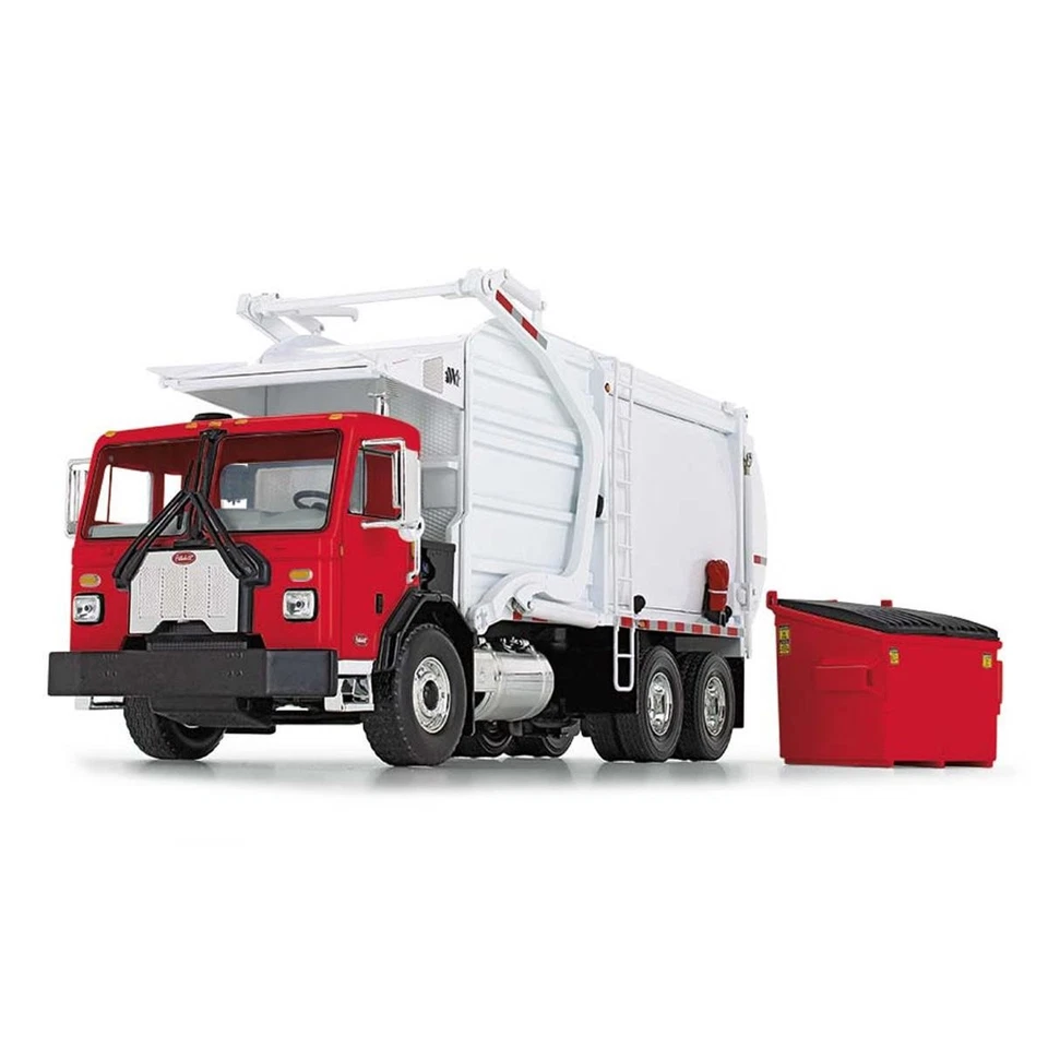 1/34 Red & White Peterbilt Model 520 with Wittke Front Loader & Dumpster 10-4335 - Image 1 of 3