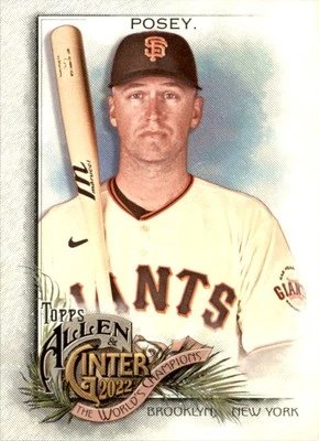 2022 Topps Allen & Ginter #77 Buster Posey San Francisco Giants - Image 1 of 2