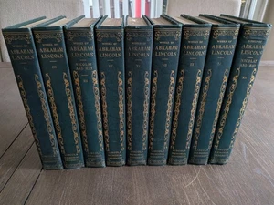 Complete Works Of Abraham Lincoln Sponsors' Edition Nicolay & Hay 9 Vol. Book  - Imagen 1 de 24