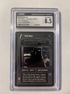 Star Wars CCG - Theed Palace - Darth Sidious - CGC NM/Mint+ 8.5 - Picture 1 of 4