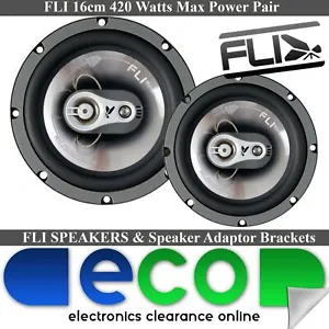 Ford Transit MK7 2006-2014 FLI 16cm 6" 420 Watts 3 Way Front Door Van Speakers - Picture 1 of 1