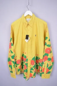 Yves Saint Laurent Mens YSL Floral Print Vintage Shirt Size L 90s y2k BNWT - Picture 1 of 15