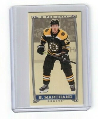 2019-20 O Pee Chee Caramel Mini Base C-24 Brad Marchand Boston Bruins (SP) 1:4 - Image 1 of 2