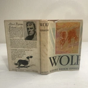 Wolf By Albert Payson Terhune Hardcover Book 1925 Grosset & Dunlap - Imagen 1 de 10