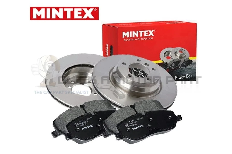 Juego de 2 discos y pastillas de freno delanteros Mintex nuevos para MG ZS 1.0 1.5 2017-2022 Foto 1 de 1