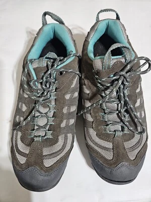 Botas de senderismo al aire libre de cuero gris intrépido HI-TEC para mujer talla US 9,5 Foto 1 de 4