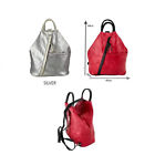 Silver and Cream 3 in 1 Anti-Theft Multi-Way Fashion Backpack with Pockets