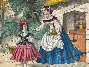 Collection puzzle XIXe Paris Petit Chaperon Rouge contes de fées Jannin - Photo 1/14