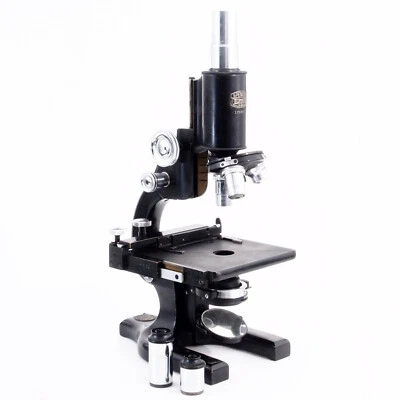 :Spencer Buffalo Vintage Black Inspection Microscope w/ x3 Lenses & Attachments - Image 1 of 4