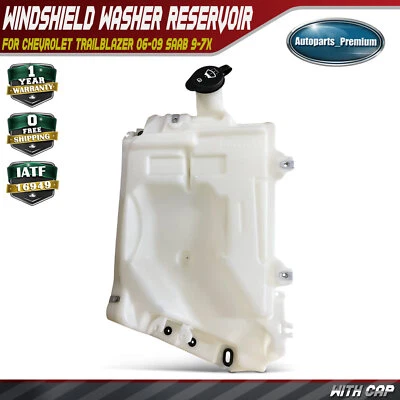 Windshield Washer Reservoir w/ Cap for Chevrolet Trailblazer 2006-2009 Saab	9-7x - Image 1 of 4