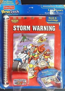 Fisher Price Power Touch Rescue Heroes Sturmwarnbuch und Patrone Neu - Bild 1 von 2