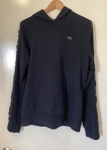 WOMENS RUNNING BARE BLACK HOODIE SIZE 12 - Picture 1 of 7