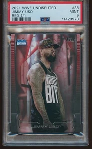 Jimmy Uso 2021 Topps Undisputed Red #38 1/1 PSA 9 MINT - Picture 1 of 2