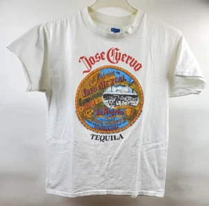 Vtg 1986 Jose Cuervo Tequila Shirt Size Large Made USA liquor MARKED - Picture 1 of 7