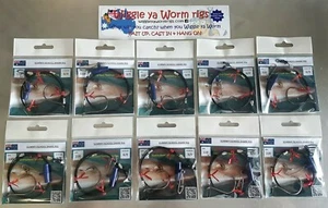 10x Hand tied Castable 110lb coated wire Gummy Shark fishing rigs, 6/0 hook - Picture 1 of 12