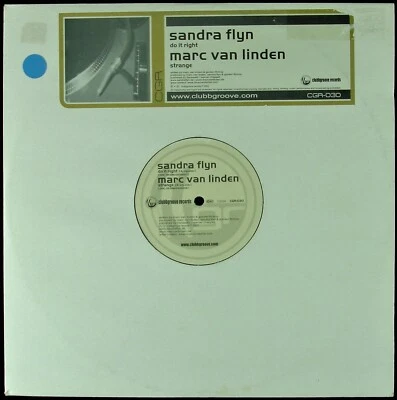 SANDRA FLYN / MARC VAN LINDEN "DO IT RIGHT / STRANGE" 2003 VINYL 12" ~RARE~ HTF - Image 1 of 4