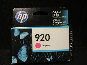 HP Druckerpatrone 920, Neu in versiegelter Verpackung, Magenta, Ablaufdatum 6/2022 - Bild 1 von 2