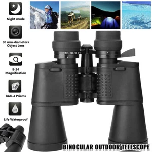 Military Zoom 180x100 Powerful Binoculars Day/Low Night Optics Hunting Outdoor - Picture 1 of 11