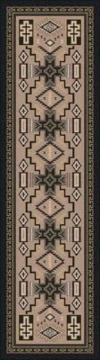 Alfombra de corredor Double Cross Sandman Southwestern Country Farmhouse 2'x8' Foto 1 de 4