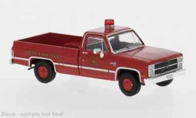 Chevrolet C-20 1982 camioneta pickup Brekina Fire Nueva York Vista HO 1/87 plástico Foto 1 de 3