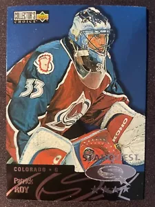 Patrick ROY 1997-98 Upper Deck Collector's Choice Starquest Blue Quad #SQ86 - Picture 1 of 2