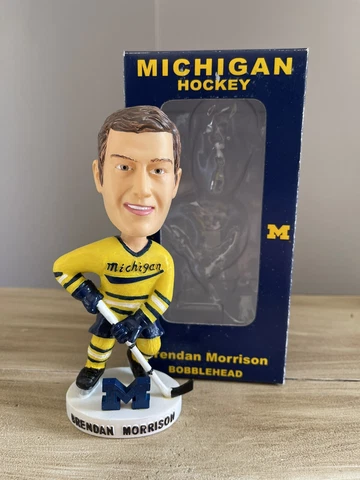 BRENDAN MORRISON Michigan Wolverines BIG 10 Hockey SGA Nodder Bobblehead NIB! Cover