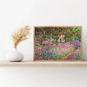 Claude Monet, Garden at Giverny poster Choose your Size - Picture 1 of 2