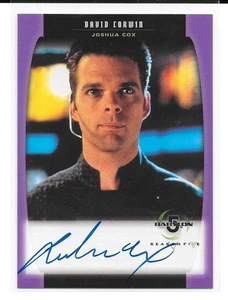 1998 Skybox Babylon 5 Season Joshua Cox David Corwin Signed AUTO A15 SP RARE - Picture 1 of 1