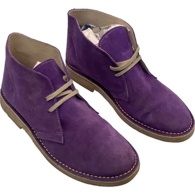 Mario Valentino Made in Italy Purple Suede Desert Boots EU 40 UK 7 Men’s - Image 1 of 4