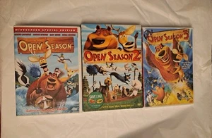 Open Season 3-Movie Collection Cartoon  Dolby Digital, Dolby, Dubbed - Picture 1 of 6