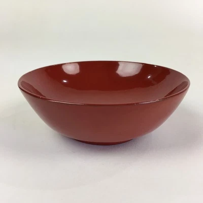 Cuenco pequeño japonés de laca de madera de colección Urushinuri rojo Kobachi UR776 Foto 1 de 4