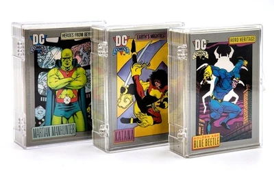 1991 - 1992 Impel DC Comics Series 1 conjunto básico completo de cartas colecionáveis #1-180 - Imagem 1 de 4