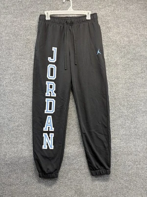 Jordan Jump Man Sweatpants Men Medium Black Dri-Fit Jogger Pull-on Drawstring - Image 1 of 4