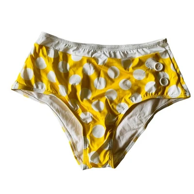 Parte inferior de bikini ModCloth Allihop girasol temporada del sol a lunares talla XL NUEVO Foto 1 de 4