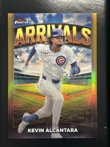 Kevin Alcantara 2025 Topps Finest Arrivals Rookie Gold Refractor RC/50 - Imagen 1 de 2