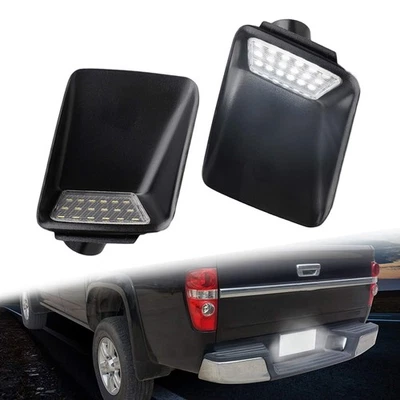 2 PCS White LED License Plate Lights For 2004-2012 Chevrolet Colorado/GMC Canyon - Image 1 of 4