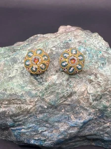 Antike Micro-Mosaik-Ohrringe mit Clip – Italien um 1930–1950 - Bild 1 von 8