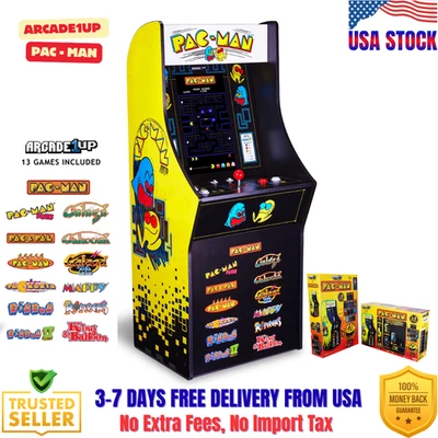 Arcade1Up PAC - MAN Classic SE máquina arcade - gabinete de 4 pies, 13 videos clásicos Foto 1 de 4