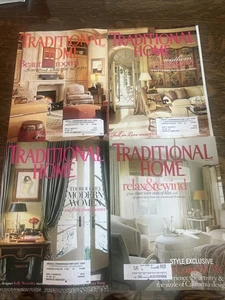 Lot of 4 Traditional Home Magazine 2004 2005 Home Decor Ideas Lot - Picture 1 of 12
