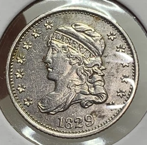 1829 H10c Capped Bust Half Dime ** XF Detail ** XBXAH9883 - Picture 1 of 4