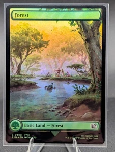 MTG Forest (308) Full Art Foil ** Final Fantasy ** English In Hand - Picture 1 of 2