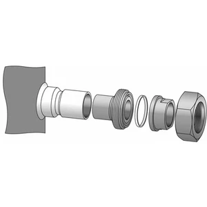 Danfoss 120Z0127 Löthülse Adapter Set 1-1/4 Zoll Rotolock auf 7/8 Zoll ODF und 1 - Bild 1 von 1