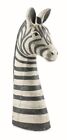 [ Głowa zebra ] z gipsu wys. 50 cm | szer. 20 cm / głowa zebra / zwierzęca piękna dekoracja KV