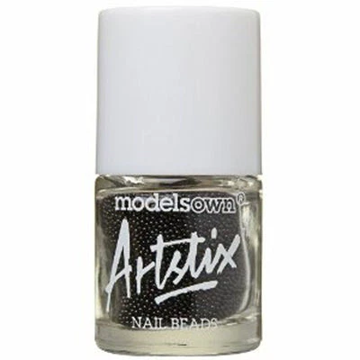 MODELS OWN artstix Nagelperlen in schwarz fizz