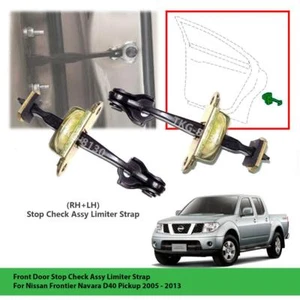 1 Pair Front Door Stop Check Limiter Strap For Nissan Frontier Navara D40 - Picture 1 of 3