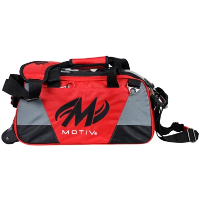 Motiv Ballistix Fire Red 2 Ball Tote Bowling Bag