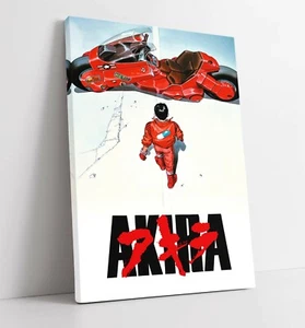 AKIRA, ANIME MOVIE JAPANESE POSTER REPRODUCTION -CANVAS WALL ART PRINT - Picture 1 of 2